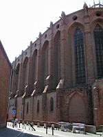 Toulouse, Eglise des Jacobins, Cote sud